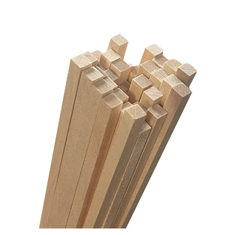 palo de madera cuadrado